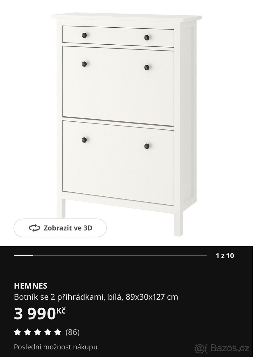 Botník IKEA Hemness - 2