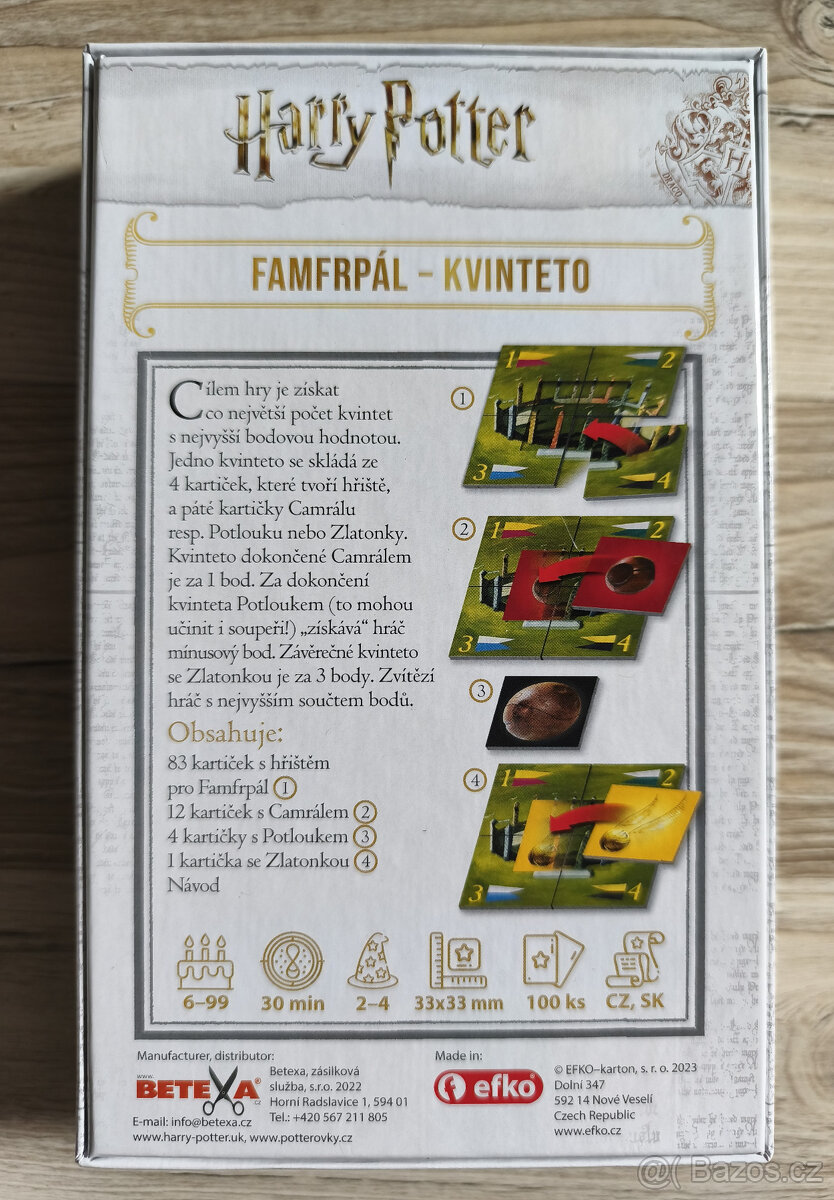 Hra Harry Potter Famfrpál - Kvinteto - 2