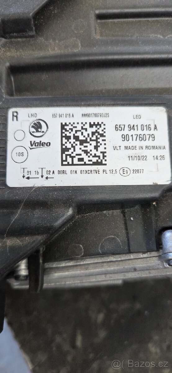 Pravé světlo Škoda Scala - 2