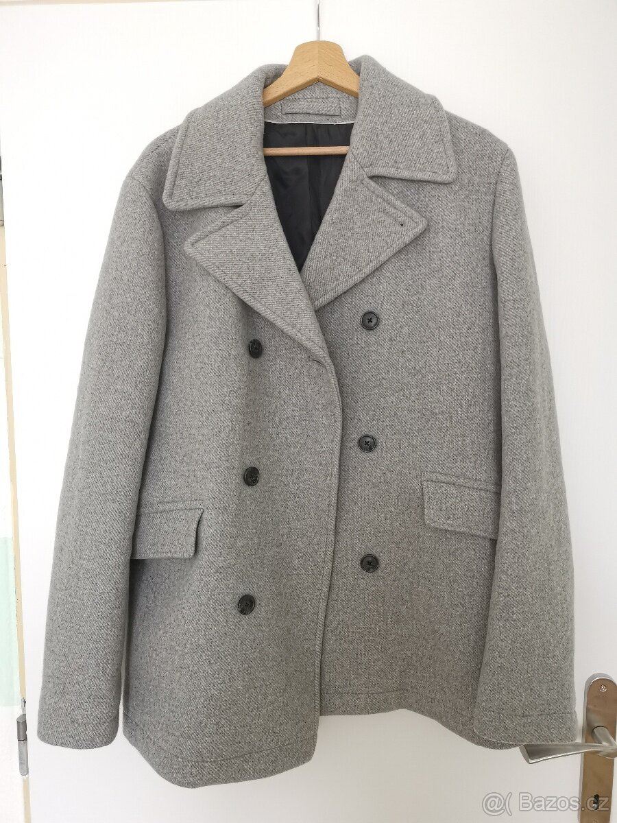 Pánský vlněný kabát SELECTED vel. L - 2