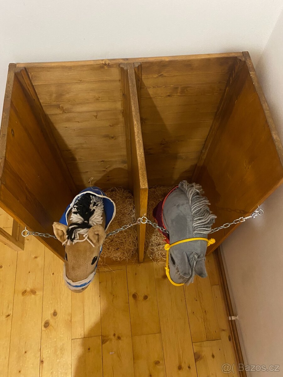 Stáj pro Hobby Horse - dřevěná - 2