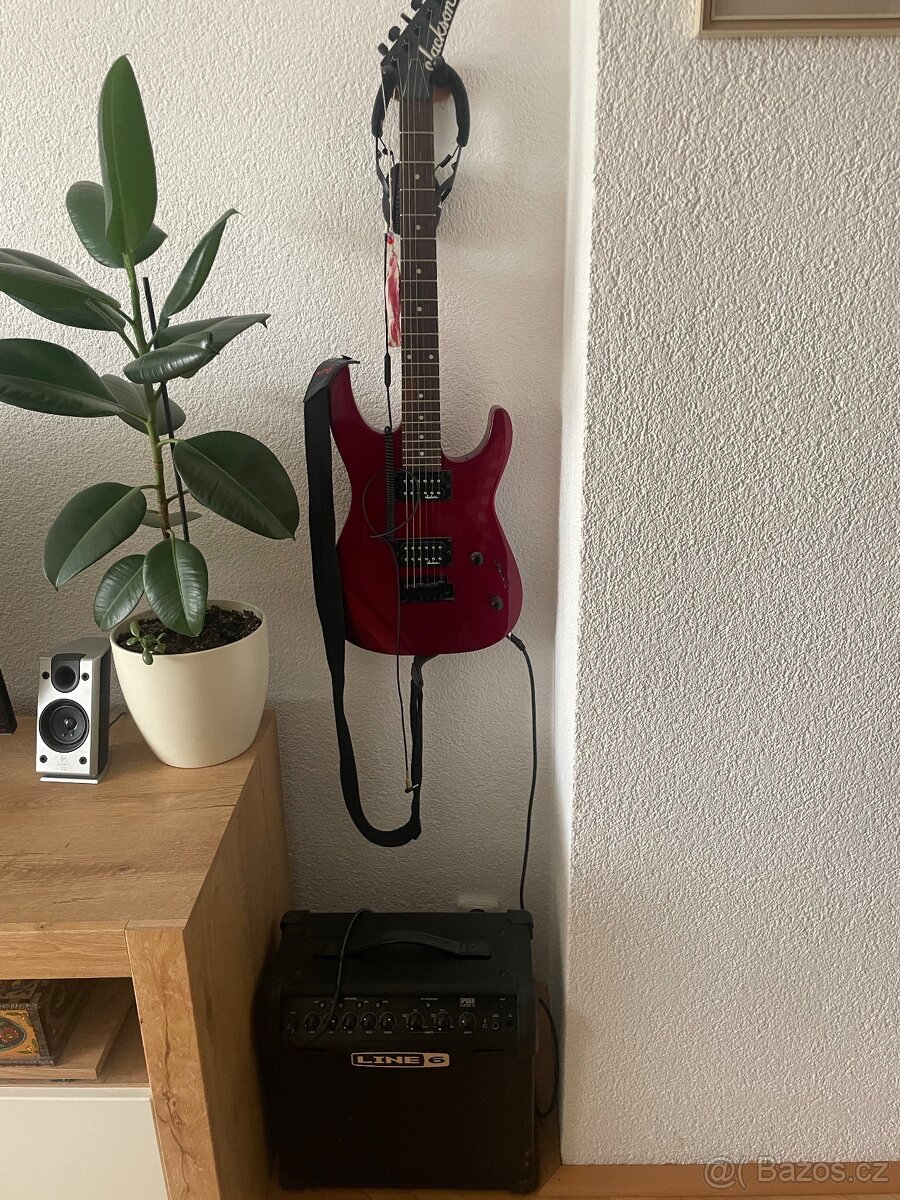 Jackson JS11 Dinky MR AH + LINE 6 Spider - 2