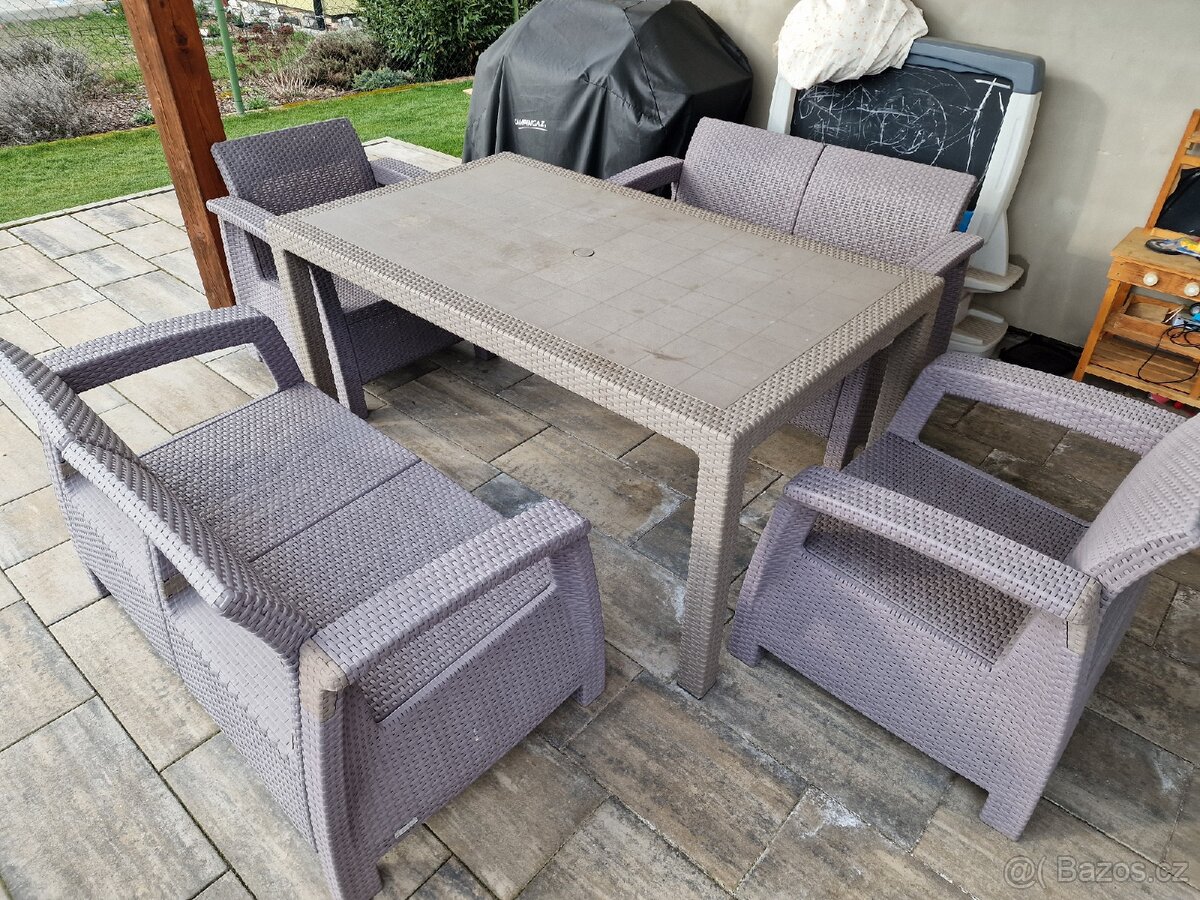 Zahradní set pro 6 lidí - 2