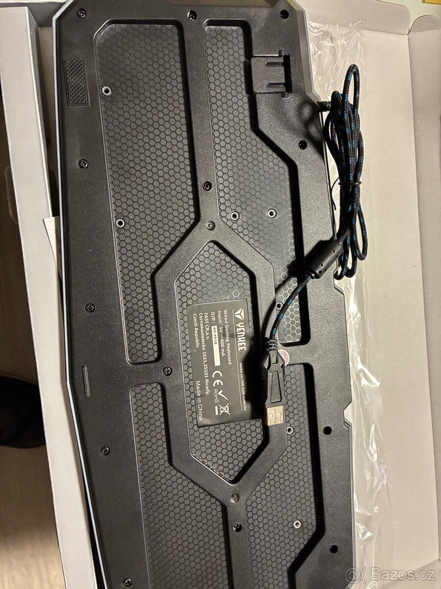 Yenkee klavesnice pc hrací svítící - 2