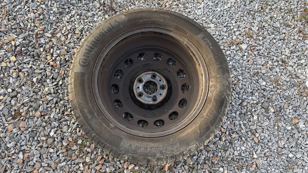 Dojezdové kolo - použité 205/55 R16 Continental - 2