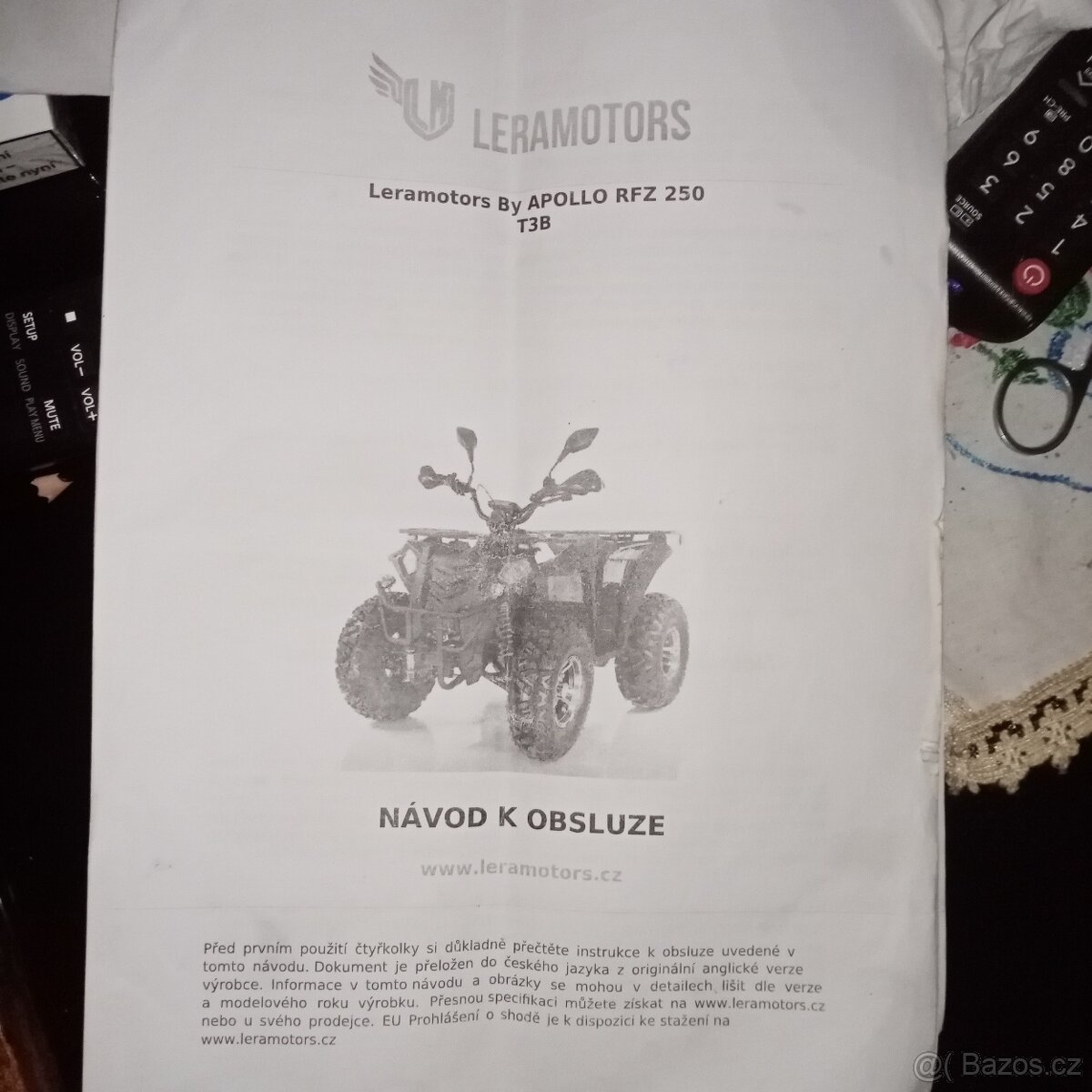 Čtyřkolka Leramotors 250