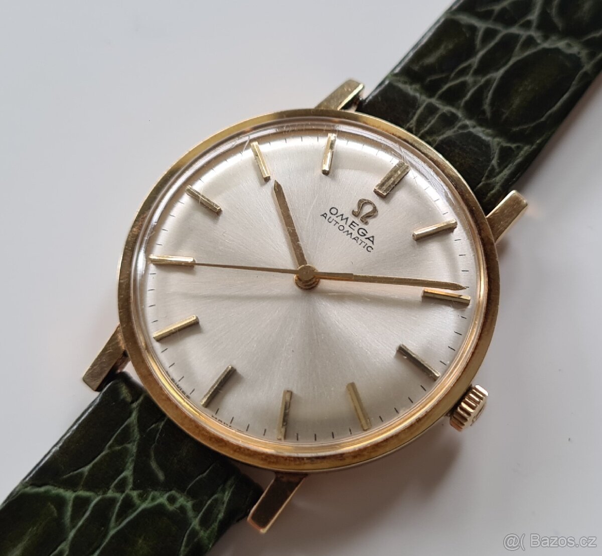 Omega Automatic zlaté 14K pánské náramkové hodinky - 2