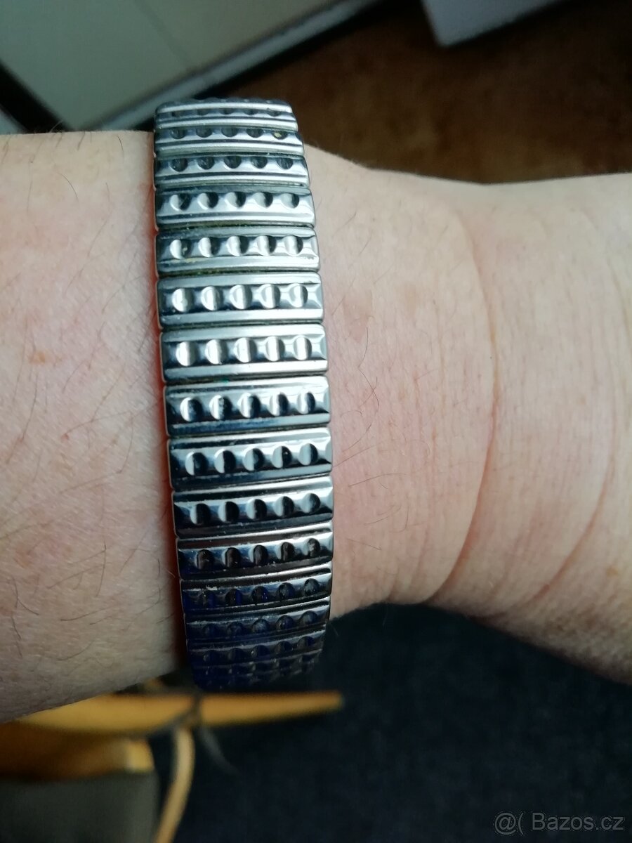 Ocelový pásek k hodinkám - pružný - 2