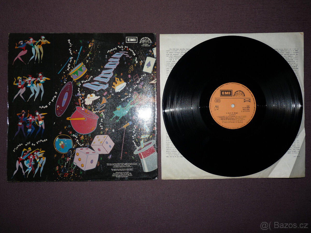 prodám LP QUEEN-A Kind of Magic 1986/88 Supraphon/EMI r. - 2