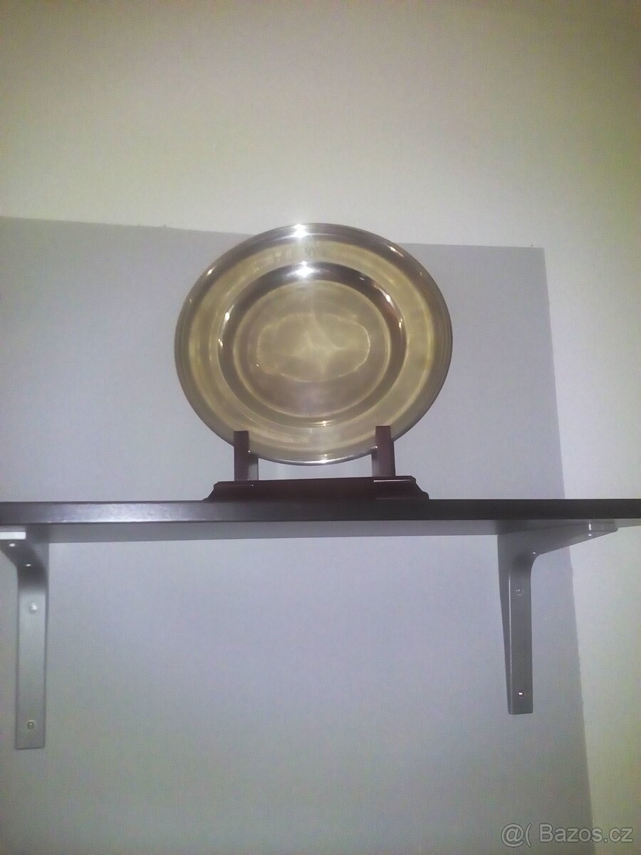 0,5kg stříbrný talíř Anglie - 2