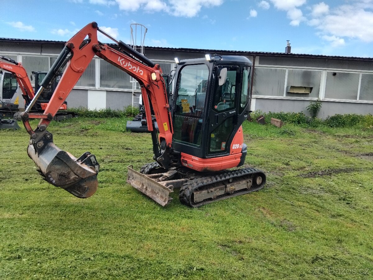 Minibagr Kubota U20-3 - 2