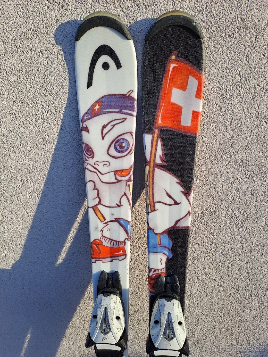 Švýcarské dětské lyže Head Sparta Cuche 117 cm - 2
