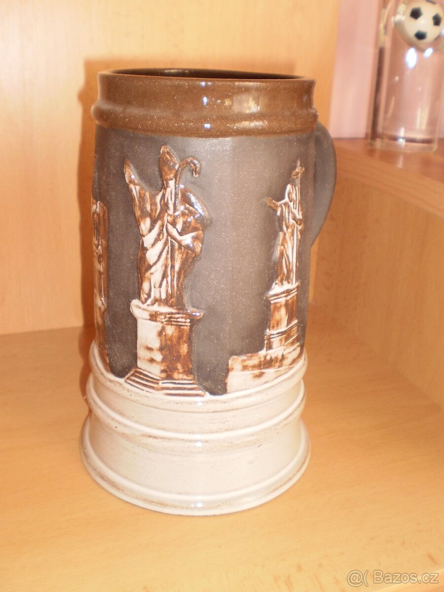 pulitr keramický - hrací strojek -dekor -PRAHA ++nový++ - 2