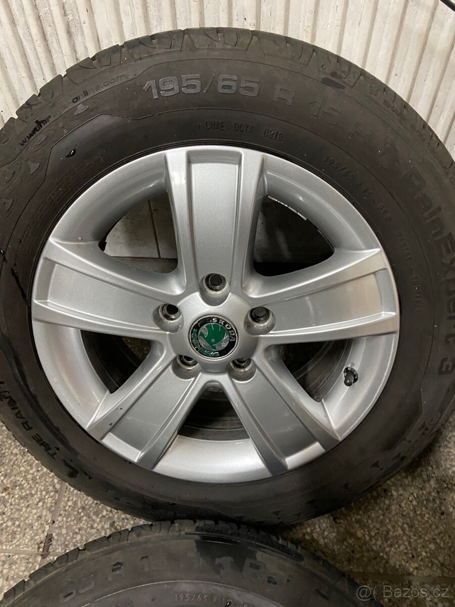 Alu kola 5x112 r15 Škoda - 2