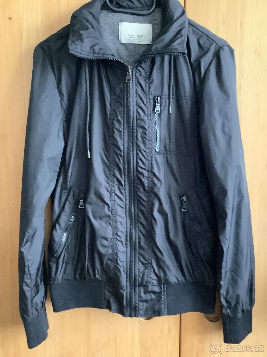 ZARA MAN sport classic-černý bomber - 2