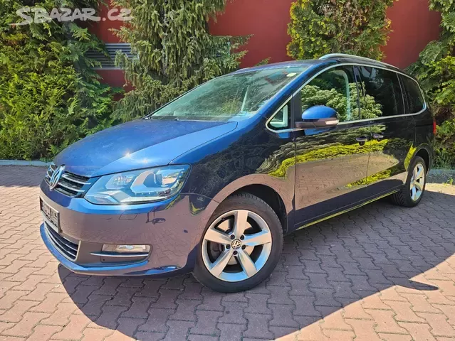 VW Sharan 2.0 TDI 125kW,Highline,Xenon,Navi,Manuál. - 2