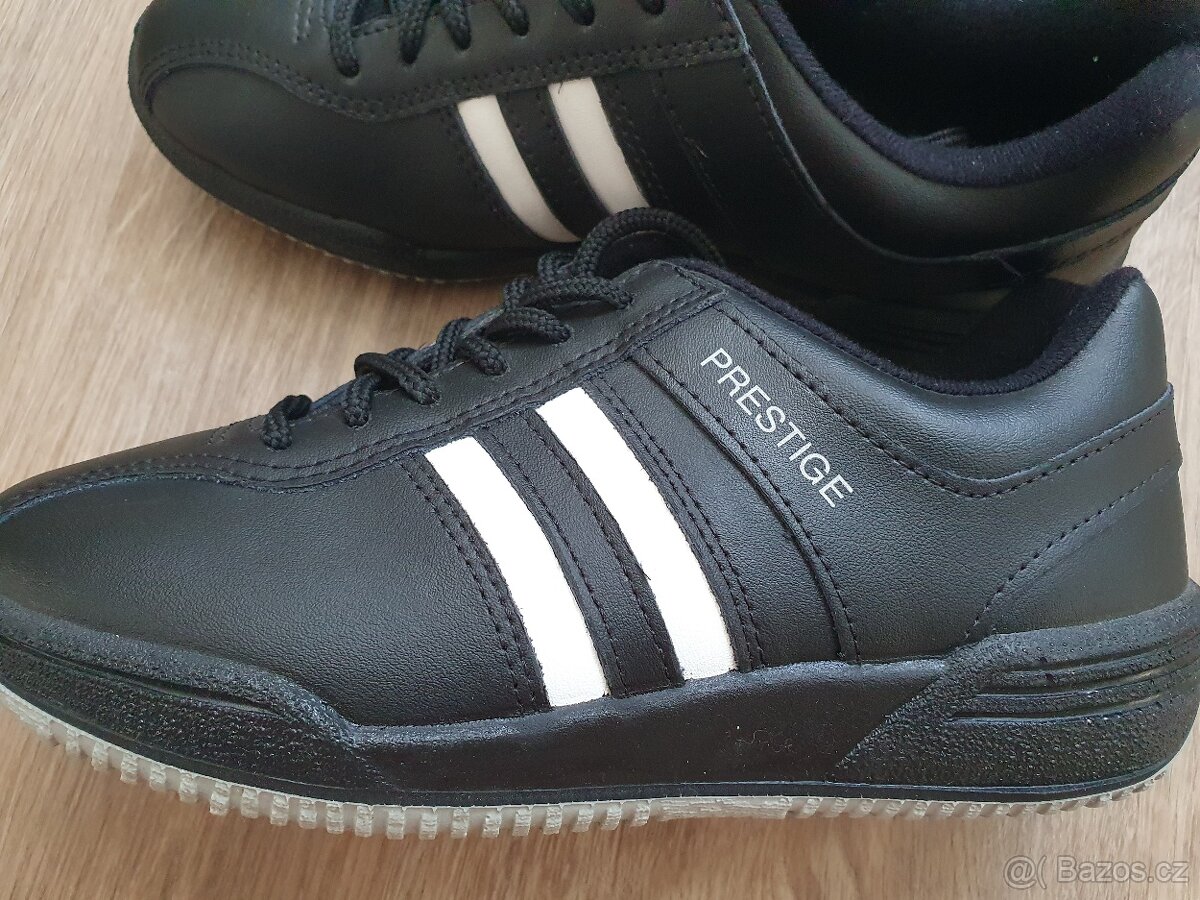 Černé kožené tenisky Prestige vel. 36 - 2