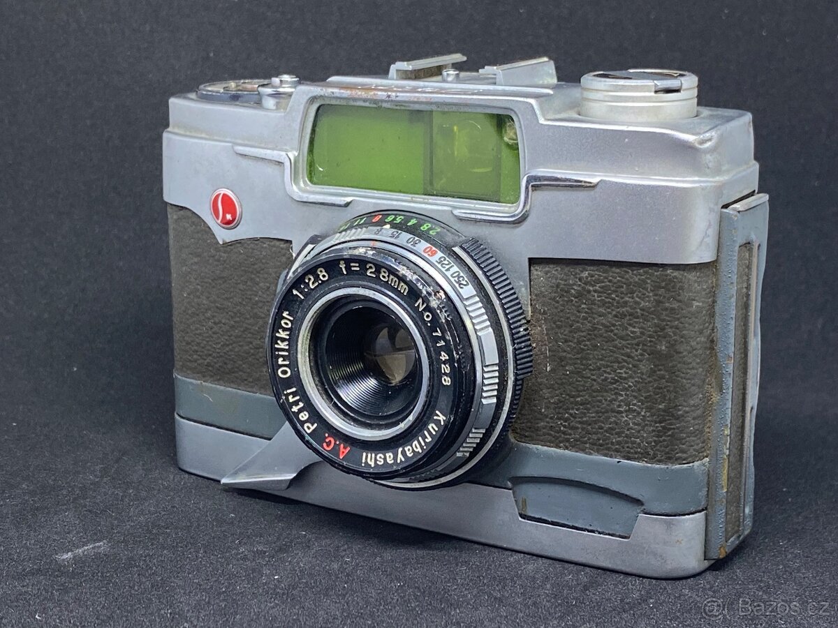 PETRI Half Frame fotoaparát s objektivem Kuribayashi Orikor - 2