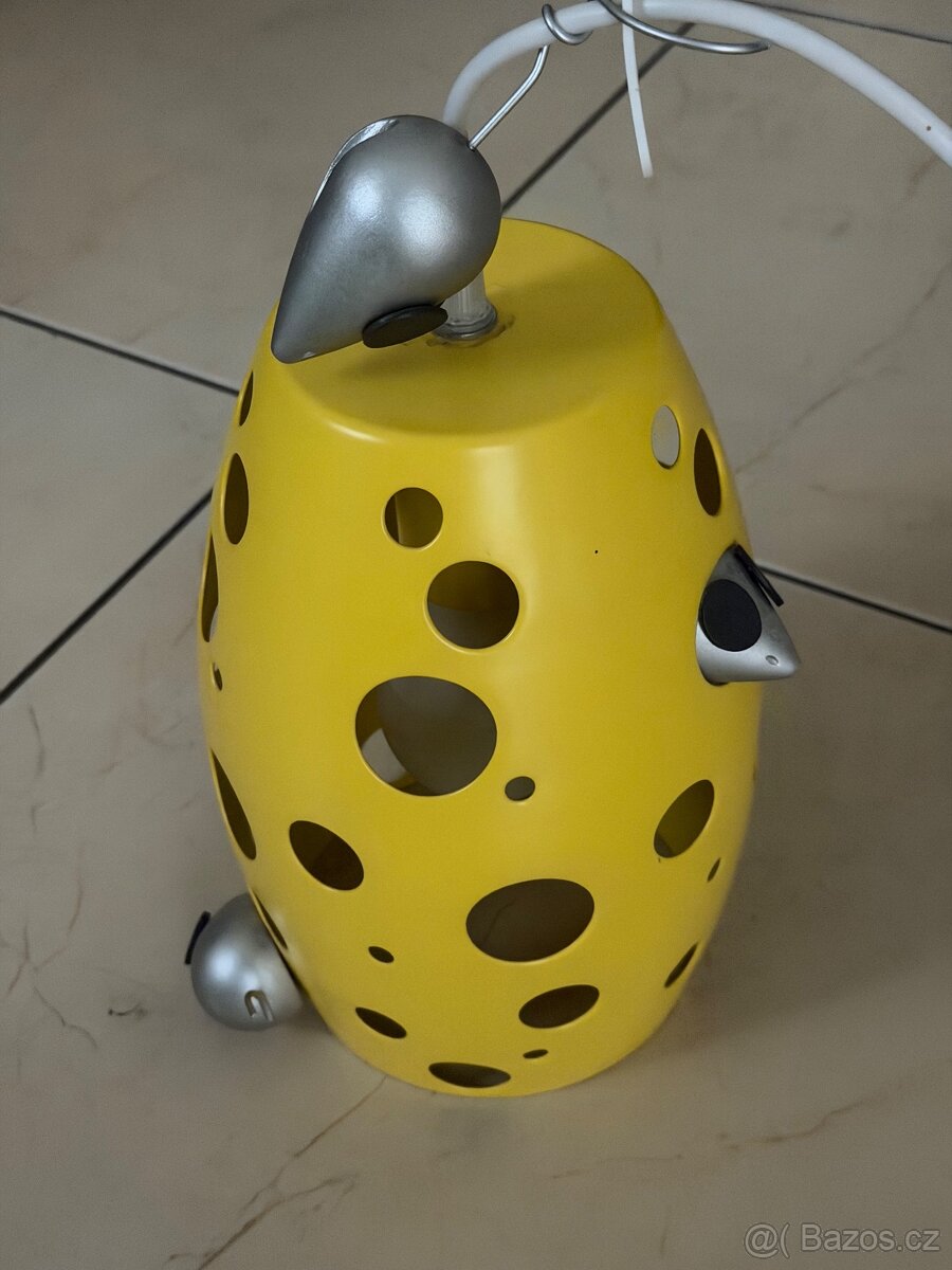 Dětské stropní světlo sýr-myš - 2