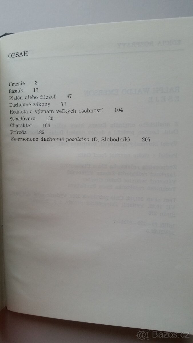 Ralph Waldo Emerson: Eseje - 2