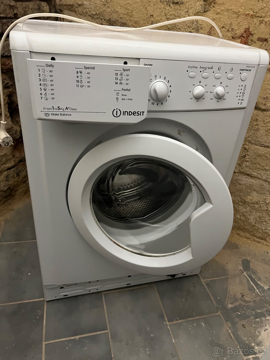 Pračka - Indesit IWSC510S1 – 5 kg - 2