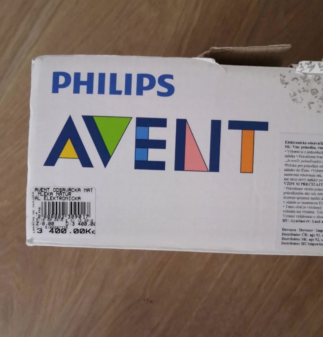 Elektrická odsávačka Avent - 2