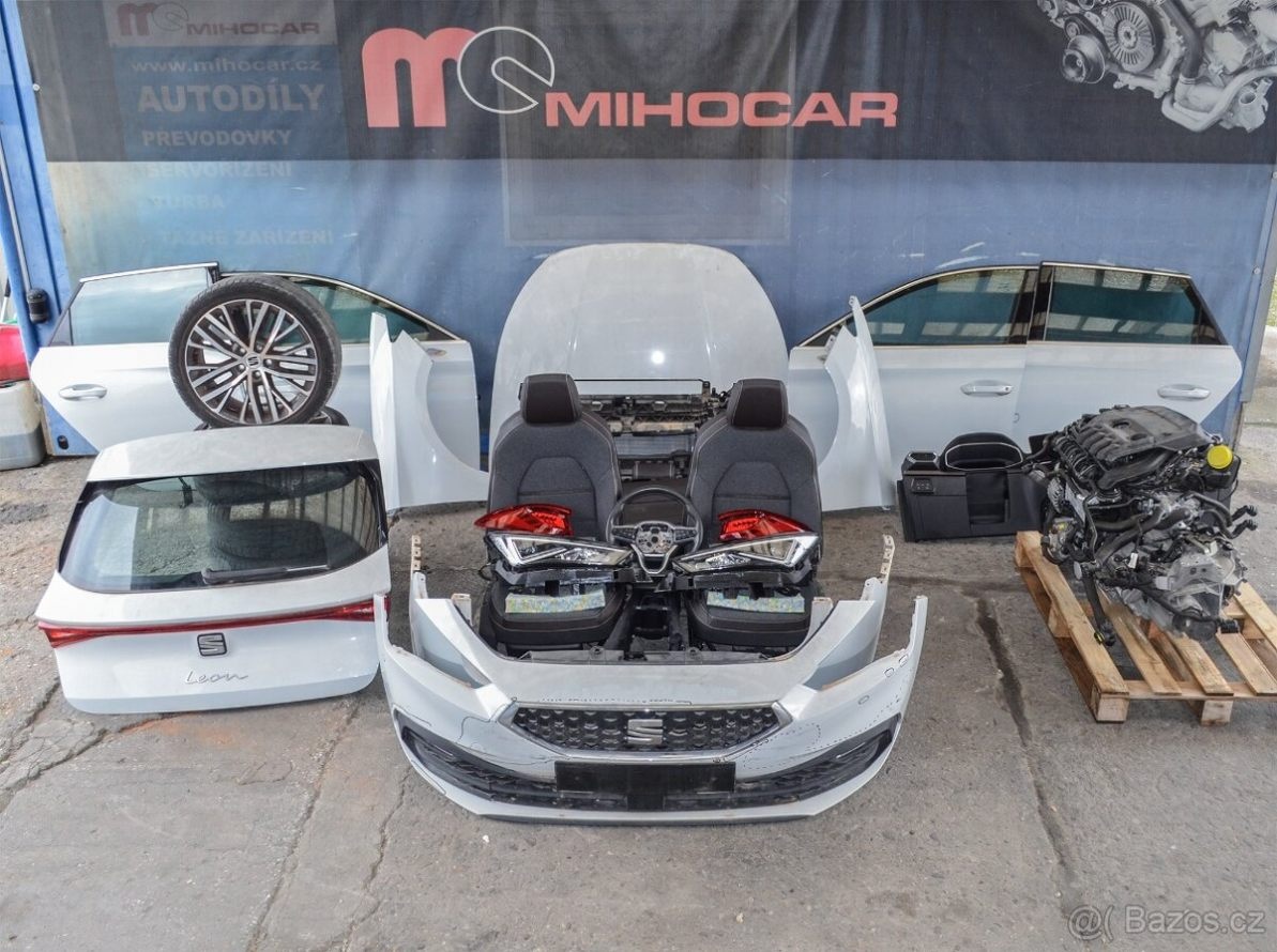 Prodám SEAT LEON (5FA) 2020- náhradní díly - 2