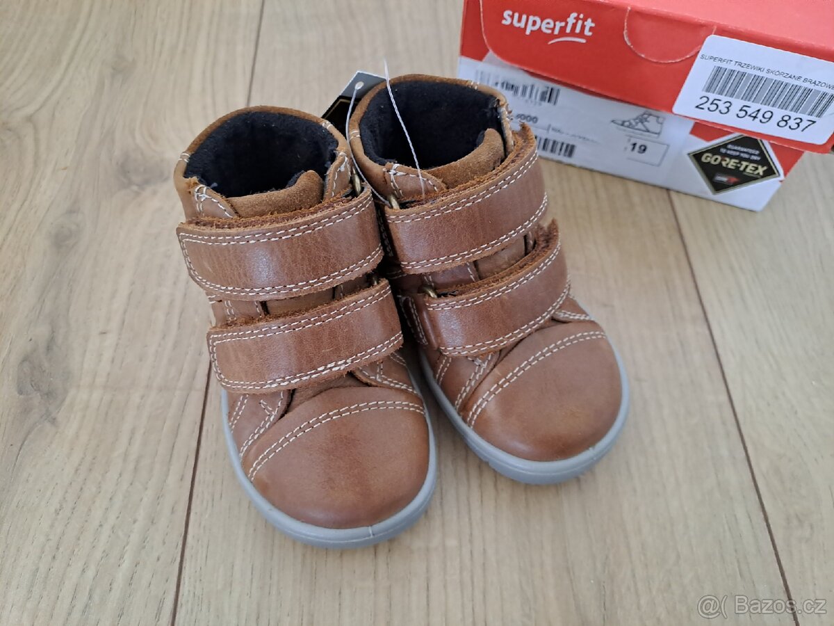 Detske celoroční kozene boty Superfit vel 19 - 2