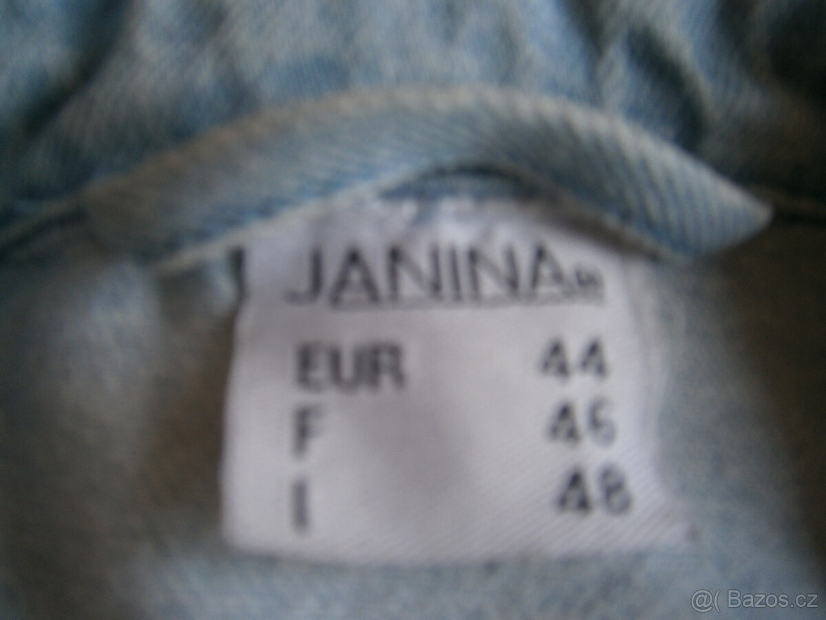 Riflová bunda dámská vel.44 - 2