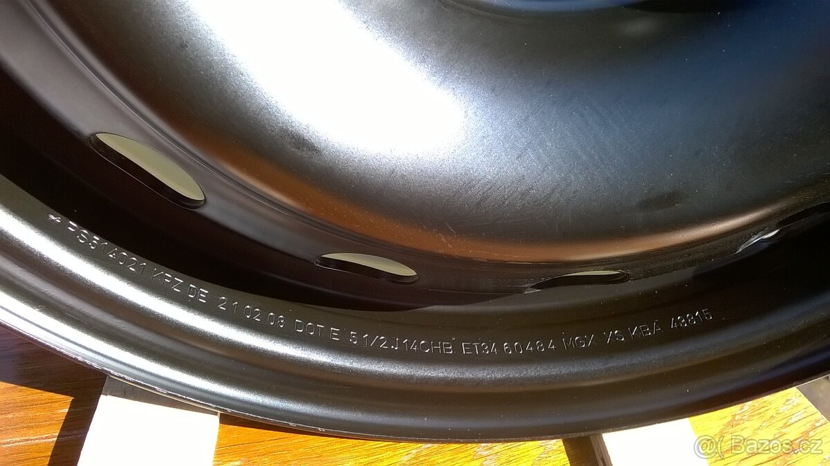 Nová sada PLECH disků Peugeot - 2