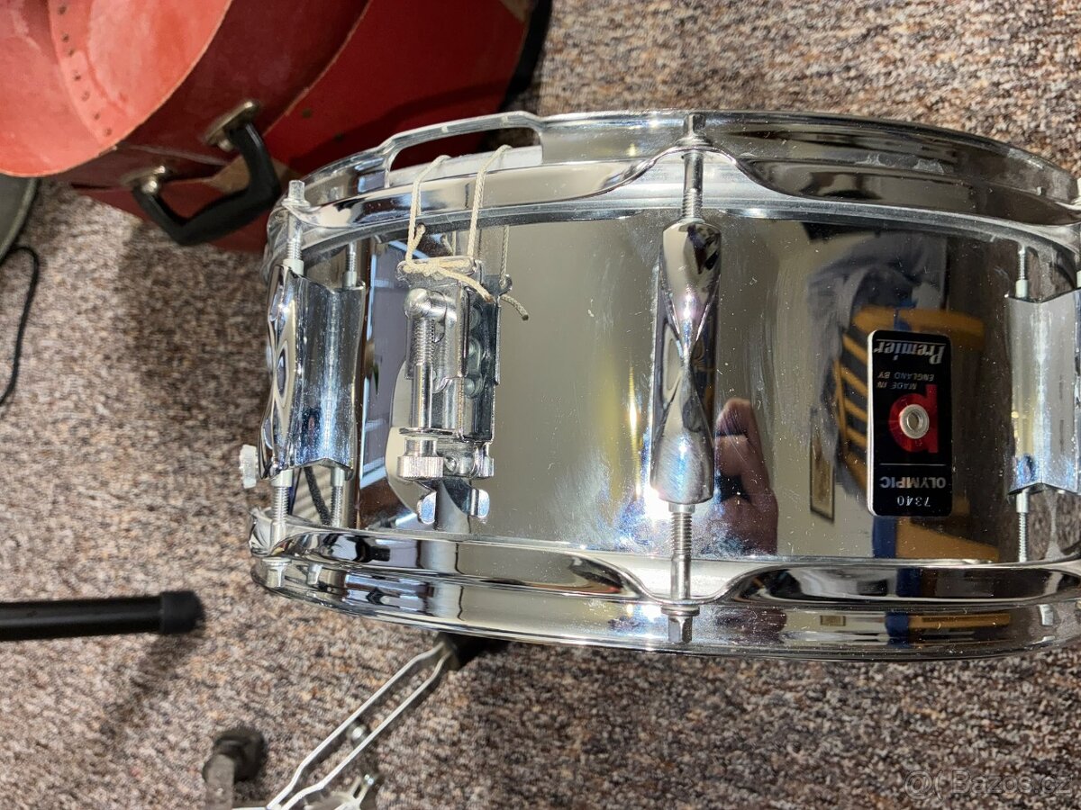 Premier snare 5"x14 /Remo/ kufr - 2