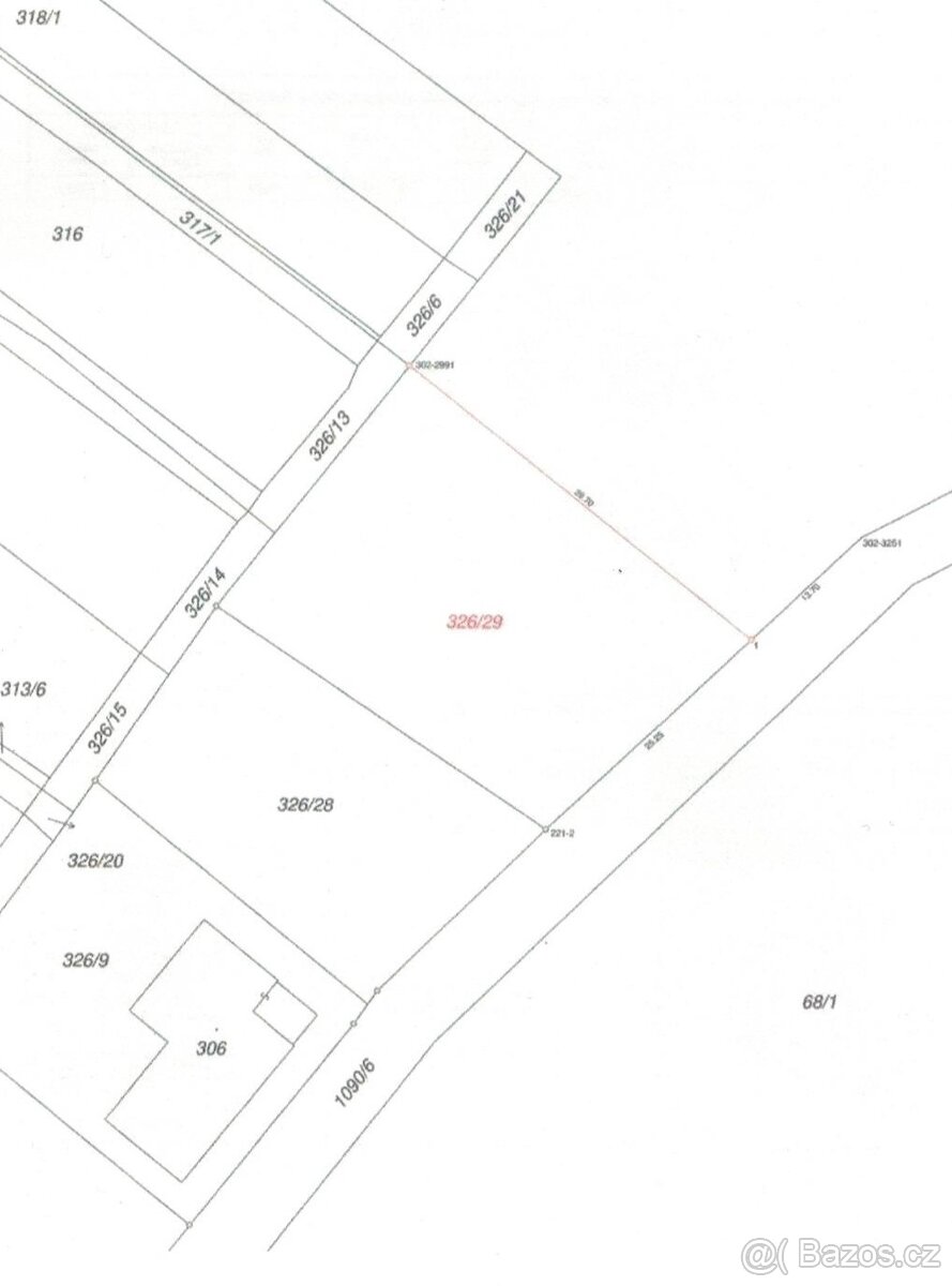 Pozemek 1000m2 v Kostelci nad Orlicí - Kostelecká Lhota - 2