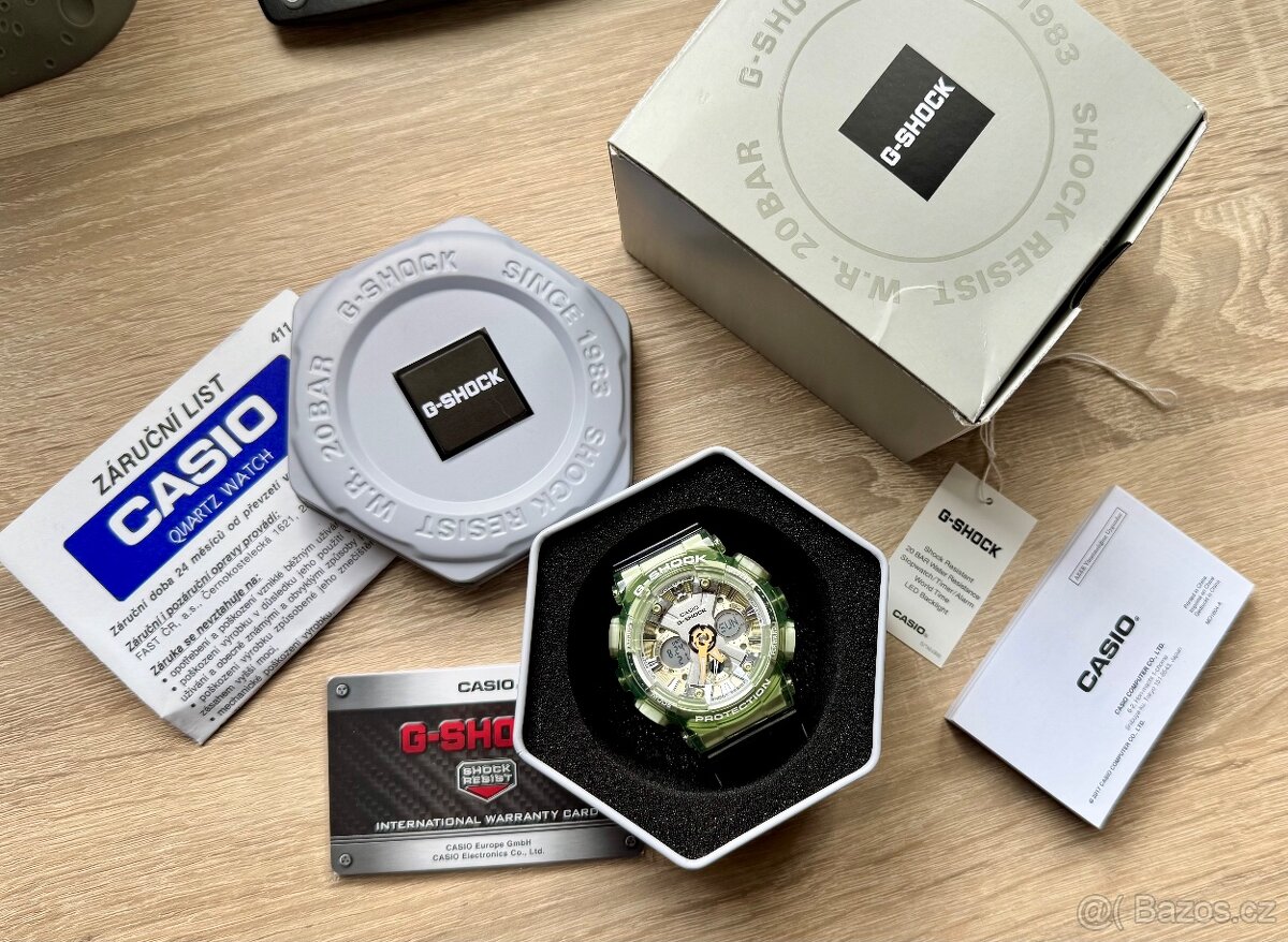 Hodinky Casio G-SHOCK GMA-S120GS-3AER- krásné, nové. - 2