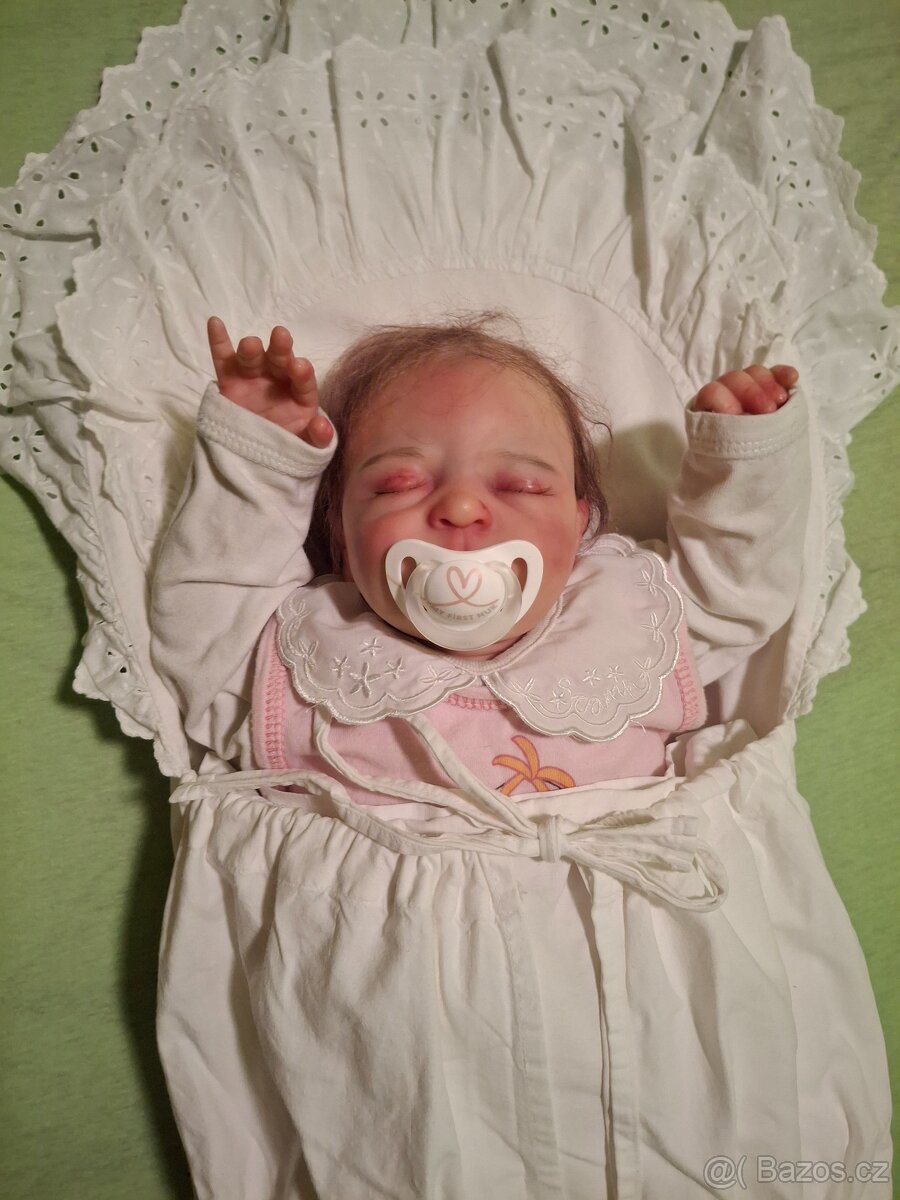 Reborn panenka, příslušenství a oblečky - 2