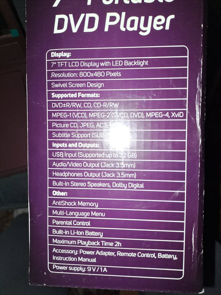 Přenosný dvd přehrávač - 2