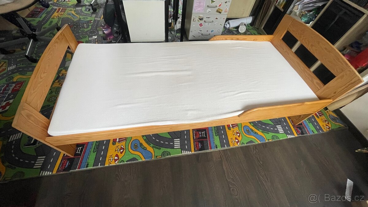 Dětská postel masiv s matrací 180x80 cm - 2