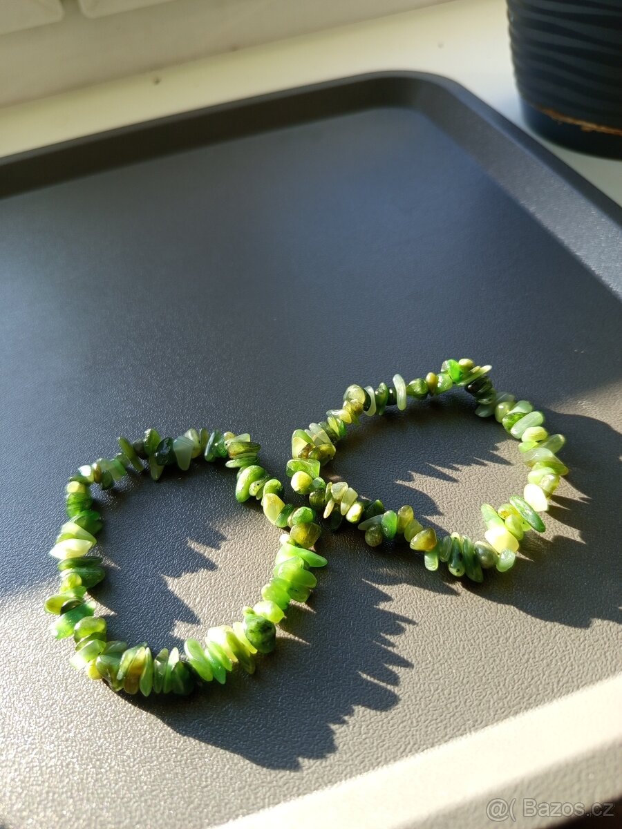 Náramek - jadeit - 2