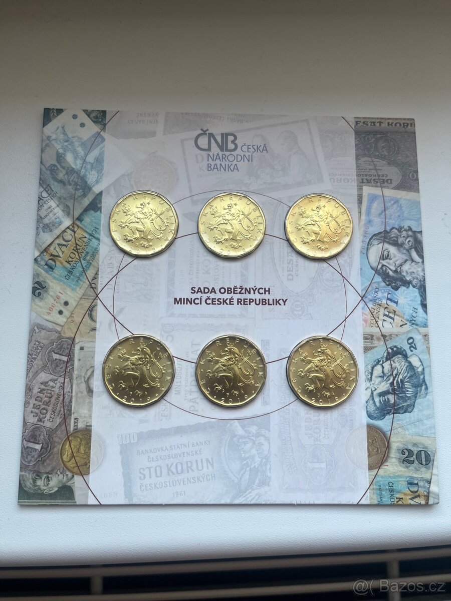 Rok meny 20kc komplet sada - 2