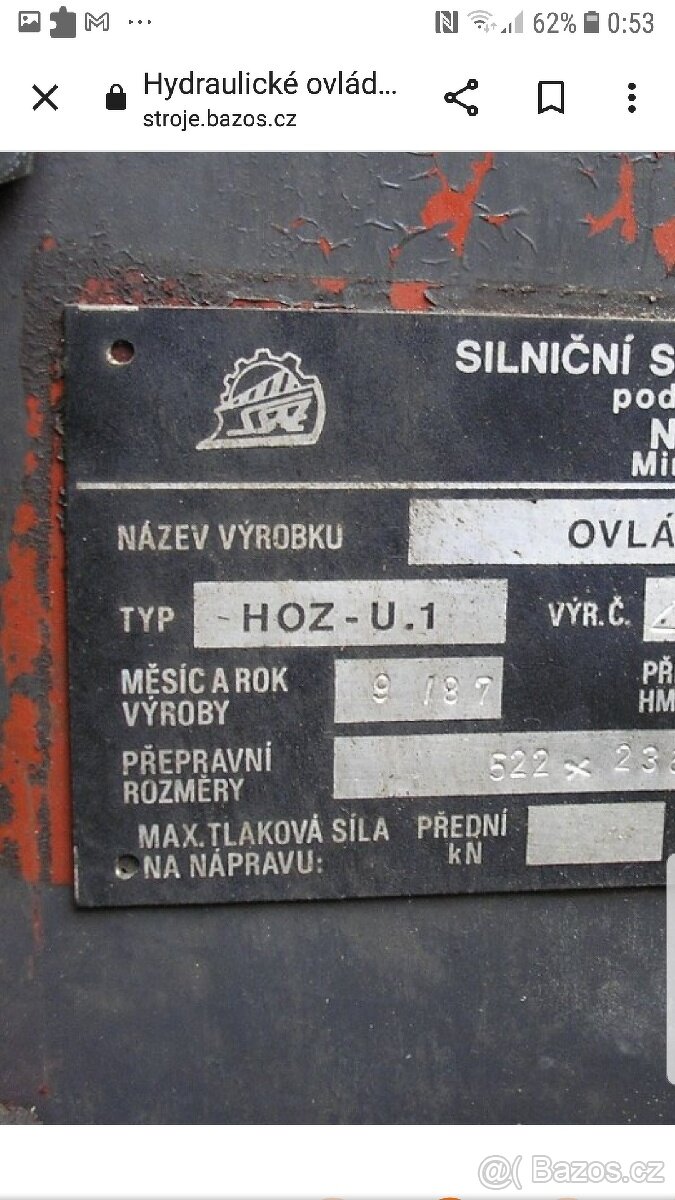 Nový elektromotor pro HOZ U -1 - 2