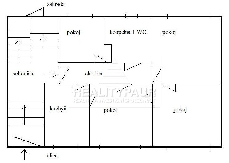 Pronájem bytu 4+1, 120m, zahrada 300m, sklep, sušárna, cihla - 2