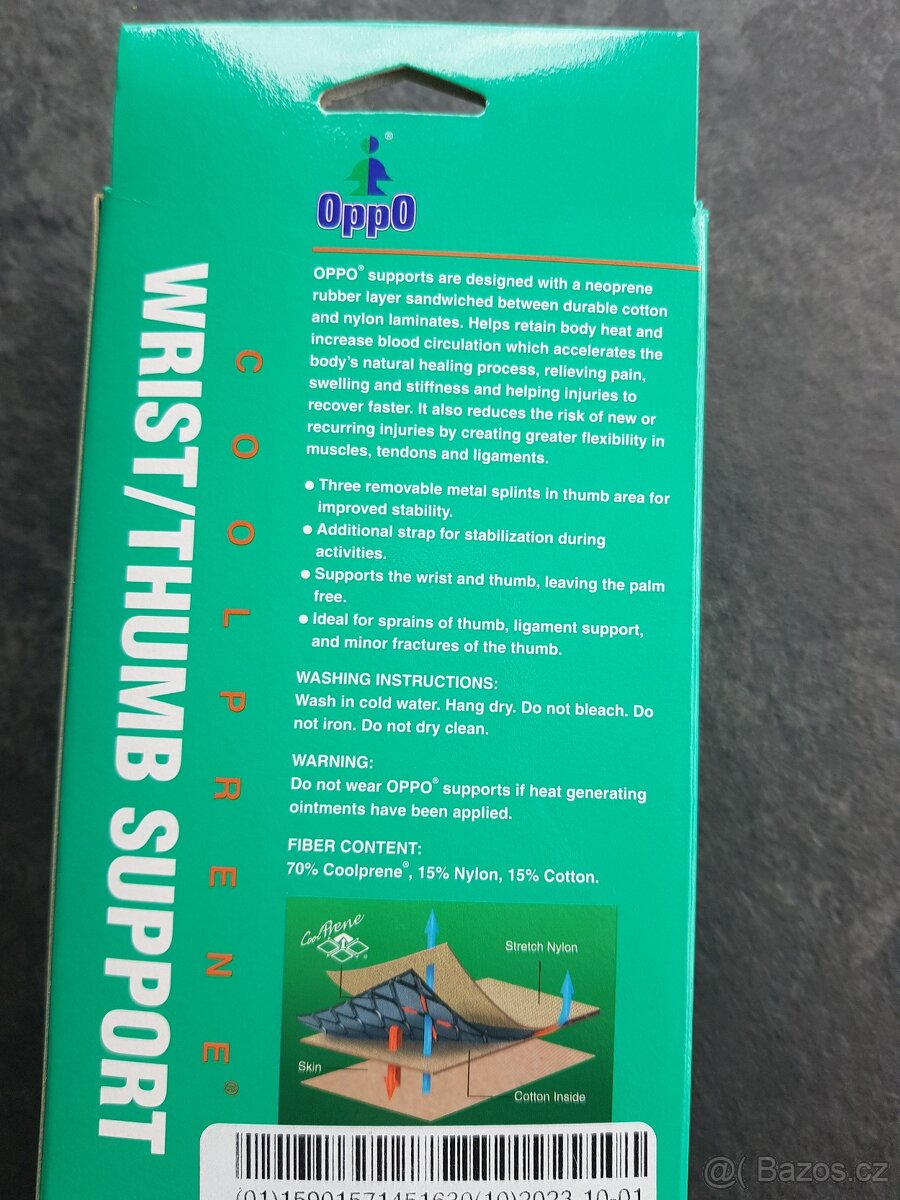 Ortéza zápěstí a palce - 2