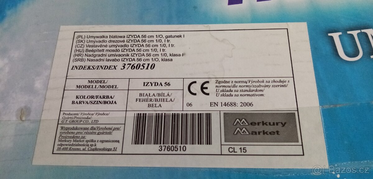 umývadlo zápustné Aqua Mercado - 2