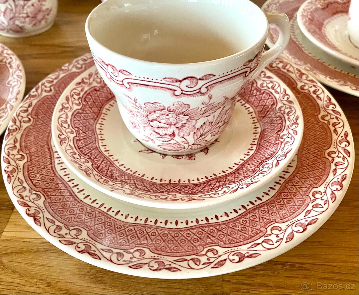 Anglický porcelánový servis (bez vady) - 2