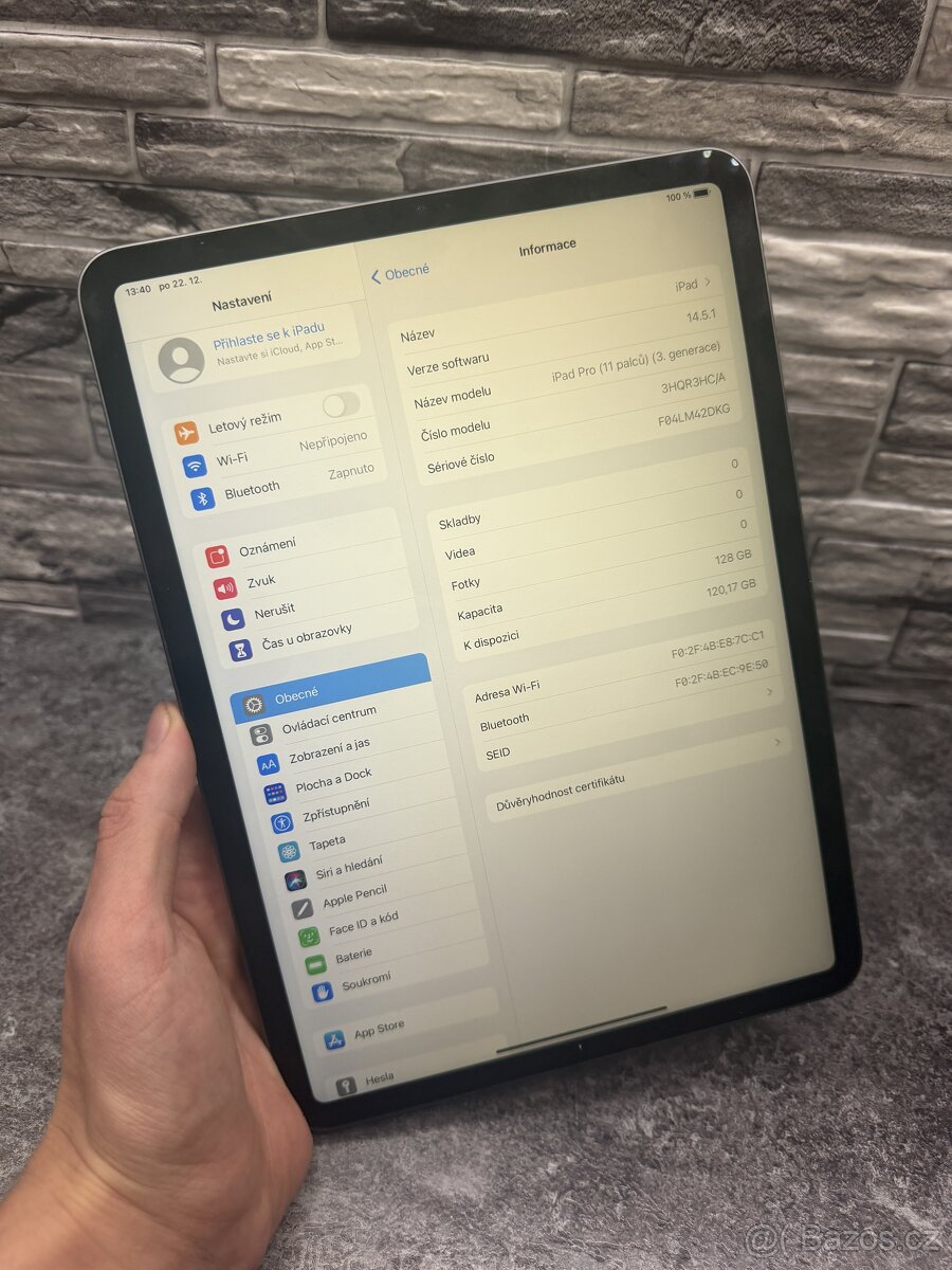 iPad Pro 11" 3 Gen 128GB 2021 M1 Procesor - 2