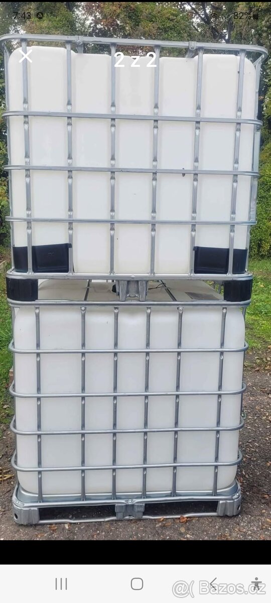 Nádrž na vodu 1000 litrů - 2