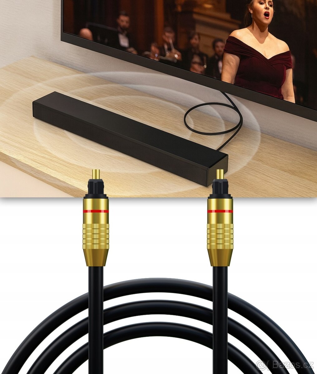 Optický kabel SPDIF / 2,5m. - 2