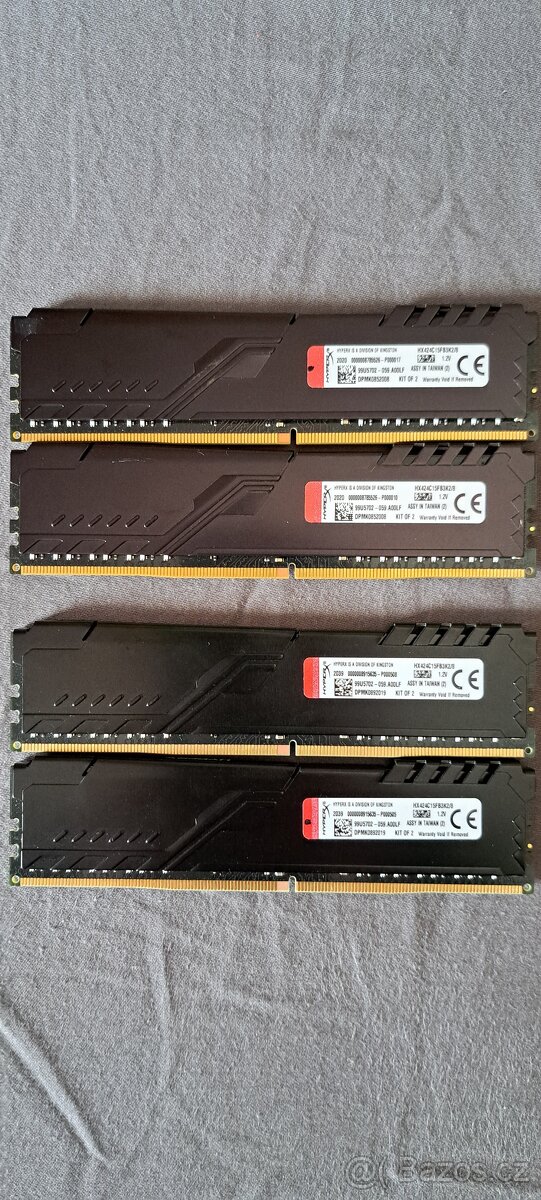 KINGSTON HyperX Fury - DDR4 2400MHz - 4x4Gb - 2