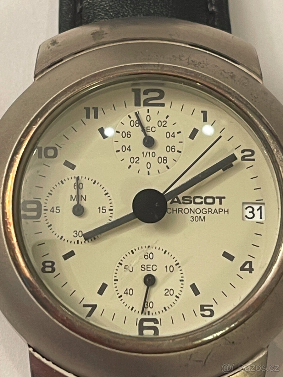 Panský chronograph Ascot , plně funkční - 2