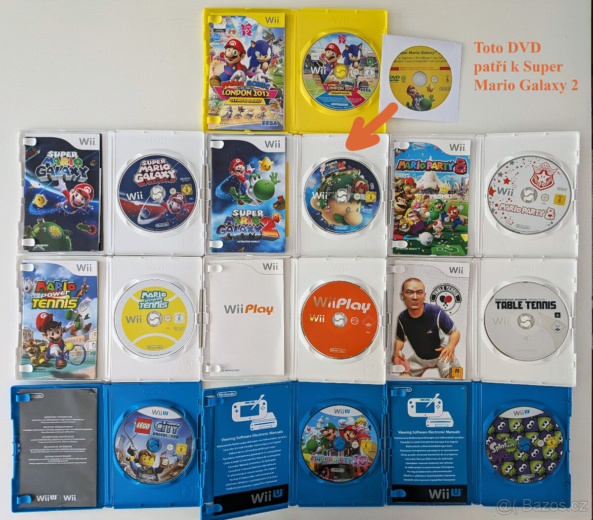 Wii a Wii U hry a příslušenství - Praha - 2