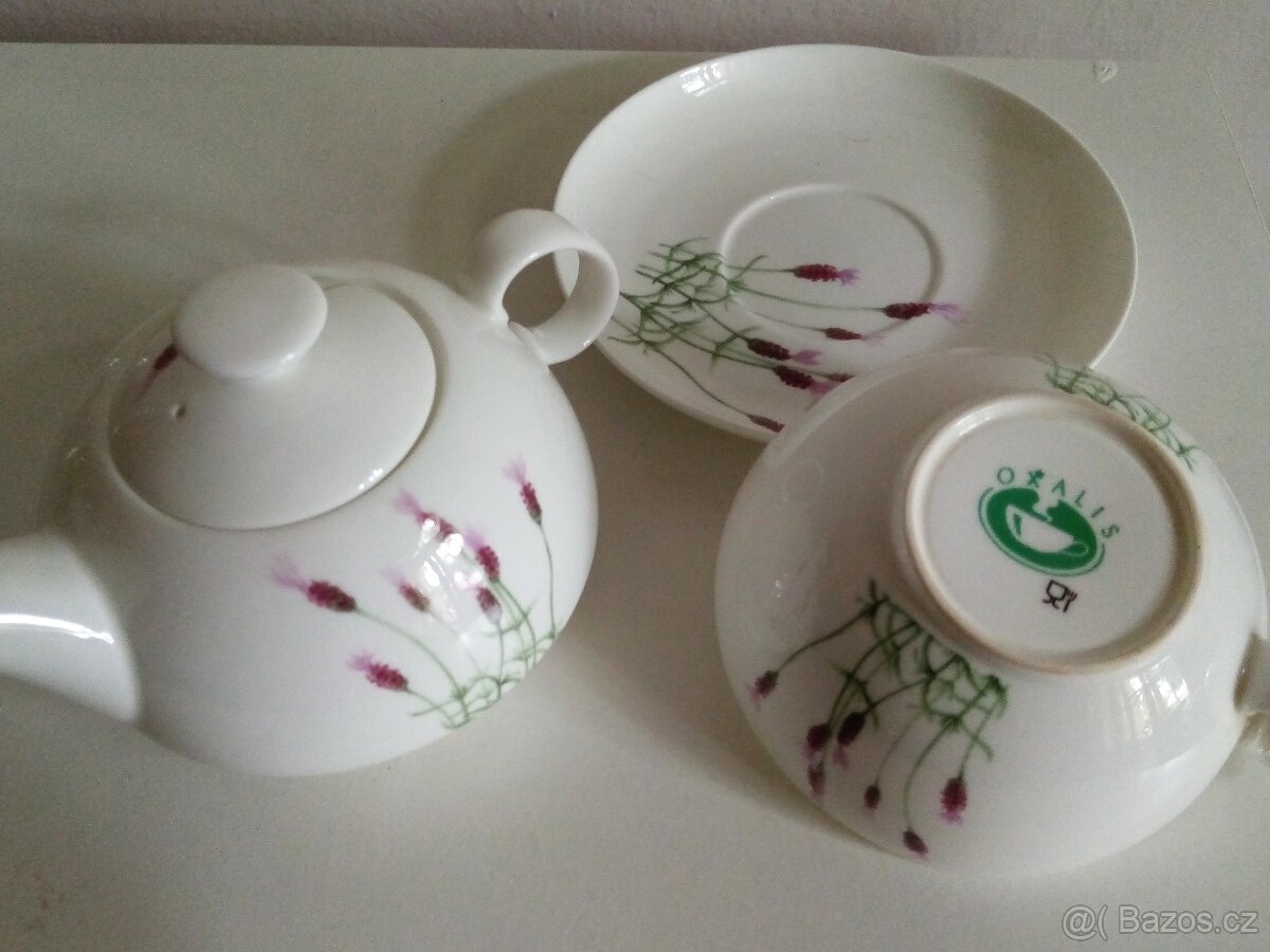 Čajová souprava pro jednoho, Oxalis - Tea for one - 2